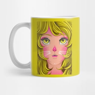 Cat Girl Portrait Mug